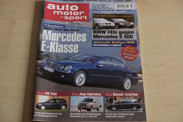Deckblatt Auto Motor und Sport (25/2001)